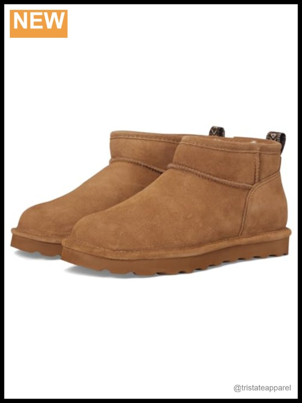 Women's Suede Ankle Boots Pull-On Water Resistant Winter Bootie